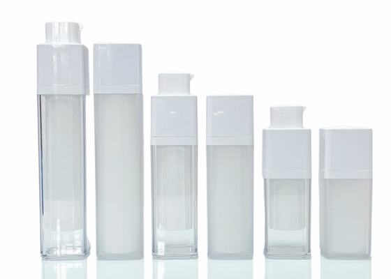 Luftlose Pumpflaschen nachfüllbares der Feuchtigkeits-luftloses Augen-Sahneflaschen-15ml doppel-wandig
