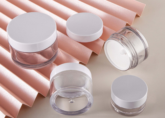 Klare kosmetische Verpackenbehälter-Plastikgroße Öffnung des Körperpeelings-Glas-100ml