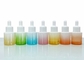 Mehrfarben-kosmetische GlasTropfflasche 20ml mit Pipetten-starker Unterseite