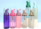 Kundenspezifisches Rosa bereifte leere Lash Cleanser Bottles Kremeispumpflasche 60ml